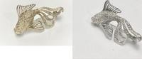 Brosche Motiv Fisch 925er Sterling Silber -