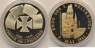 Medaille Ende des zweiten Weltkriegs, Cu gold-plated -