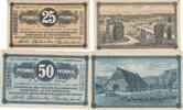 Deutschland Deutsches Reich 25 50 Pfennig Notgeldschein Notgeld Stadt Fallingbostel Hannover Niedersachsen 2 Scheine -