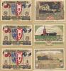 Deutschland Deutsches Reich 50 75 Pfennig 1 Mark Notgeldschein Notgeld Aventoft Schleswig-Holstein 3 Scheine -