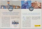 Landesparlamente in Deutschland, BRD Medaille Silbermedaille 999er Silber Potsdam Landtag Deutsche Post Briefmarke Feinsilber 999er -