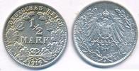 Kaiserreich 1/2 Mark Prägeanstalt J -