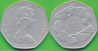 Großbritannien 50 Pence Münze, Elizabeth II -