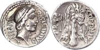 Römische Kaiserzeit Denar Republik, Q. Sicinius und C. Coponius -