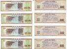 China 0.10 Fen Banknote Geldschein 4 Stück 0.10 Fen Lot -