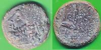 Griechische Münzen Kleinbronze Syrakus / Sizilien, König Hieron II , strategos Autokrator -