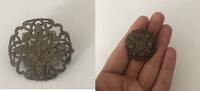 Antike Brosche Länge ca. 3,2 cm -