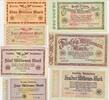 Deutschland Deutsches Reich 1, 2, 5, 10, 20, 50, 100 Millionen Mark Reichsbahn , berlin, 7 Scheine, Lot -