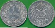 Deutsches Reich Deutschland 1 Mark Kaiserreich, großer Adler -