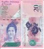Venezuela 20 Bolivares Banknote Geldscheine -