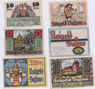 Deutschland-Altdeutschland 10, 25 und 50 Pfenning Notgeld De 3 Scheine 10, 25 und 50 Pfennig von Dassow Reutergeld -