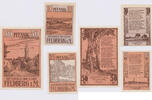 Deutschland-Altdeutschland 10, 25 und 50 Pfennig Notgeld De 3 Scheine 10, 25 und 50 Pfennig der Stadt Feldberg i.M. -