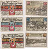 Deutschland-Altdeutschland 10, 25 und 50 Pfennig Notgeld De 3 Scheine 10, 25 und 50 Pfennig der Stadt Fürstenberg -