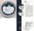 Medaille Feinsilber "Höhepunkte der deutschen Geschichte" Grenzöffnung -