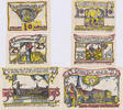 Deutschland-Altdeutschland 10, 25 und 50 Pfennig Notgeld De 3 Scheine 10, 25 und 50 Pfennig der Stadt Kröpelin -