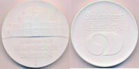 Deutschland BRD Porzellan, Medaille, Meissen Semperoper Dresden, 1983, Staatsopder, OVP -