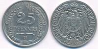 Kaiserreich 25 Pfennig Präge " D " -