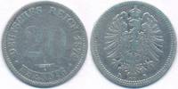 Kaiserreich 20 Pfennig Prägung B, sog. " Simmerln " -
