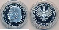 Deutschland 5 DM Neuprägung von 1964 J Replik Fichte -