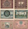 Ohrdruf Notgeldscheine 50 Pfennig und 2 x 25 Pfennig -