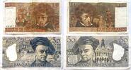 Frankreich 10,50 Francs 10 Francs Berlioz type, 50 Francs Quentin de la Tour Type -