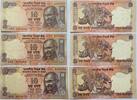 Indien 3 Stück 10 Rupees -