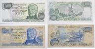 Argentinien 500 Pesos, 5000 Pesos -