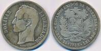 5 Bolivares 1935 Venezuela Barre ss