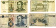 China 1,10 Yuan Banknoten 2 Stück Lot -