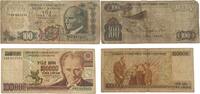Türkei,Türkiye 100,100.000 Lira Banknoten 2 Stück Lot -