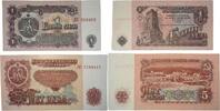 Bulgarien 1 Lev,5 Leva Banknoten 2 Stück Lot -