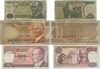 Türkei,Türkiye 10,20,100 Lira Banknoten 3 Stück Lot -