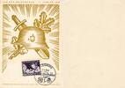 Deutschland Drittes Reich, Deutsches Reich AK Propaganda Ansichtskarte Tag der Briefmarke 1942 , Ersttag Augsburg -