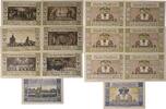 Deutschland, Deutsches Reich 6 verschiedene 25 Pfennig + 1 x 50 Pfennig Notgeld, Notgeldschein, Stadt Staßfurt, Bergbau, 7 Scheine -