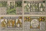 Deutschland, Deutsches Reich 10,25 Pfennig Notgeld, Notgeldschein, STADT-SALZWEDEL, 2 Scheine -