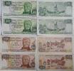 Argentinien 500, 1000 Pesos Banknote 4 Stück -