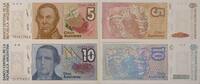 Argentinien 1, 5 Australes Banknote 2 Stück -