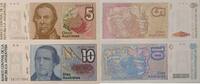 Argentinien 5, 10 Australes Banknote 2 Stück -