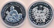 Deutschland BRD Medaille 925er Silber FIFA WM 2006 Fußbal- Herberger von Bern - Weltmeister 1954 -