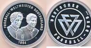 Deutschland BRD Medaille, 925er Silber FIFA WM 2006 Fußbal- Herberger von Bern - Weltmeister 1954 DFB -