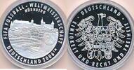 Deutschland BRD Medaille, 925er Silber FIFA WM 2006, Fussball Stadt Nürnberg -