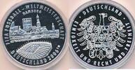 Deutschland BRD Medaille, 925er Silber FIFA WM 2006, Fussball Stadt Hamburg -