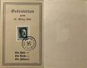 Drittes Reich, Deutschland Sonderkarte mit Briefmarke Wien -