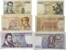 Belgien/Belgium 20,50,100 Francs Royaume de Belgique, Tresorerie, Banque Nationale de Belgique, 3 Banknoten Lot -