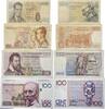 Belgien/Belgium 20,50,100,100 Francs Royaume de Belgique, Tresorerie, Banque Nationale de Belgique, 4 Banknoten Lot -