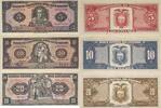 Ecuador 5,10,20 Sucres Banknoten 3 Stück Lot -