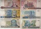 Brasilien 50,100,500 Cruzados Banknoten 3 Stück Lot, Banco Central do Brasil -