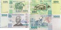 Tansania 500, 1000 Shilingi Banknote -