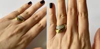 Goldfarbener Ring von Pierre Lang PL Modeschmuck -