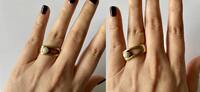 Goldfarbener Ring von Pierre Lang PL Modeschmuck -
